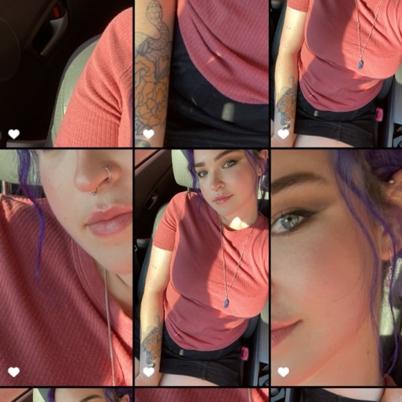 Pink Ribbed Fitted T Shirt - Picture 4 of 4